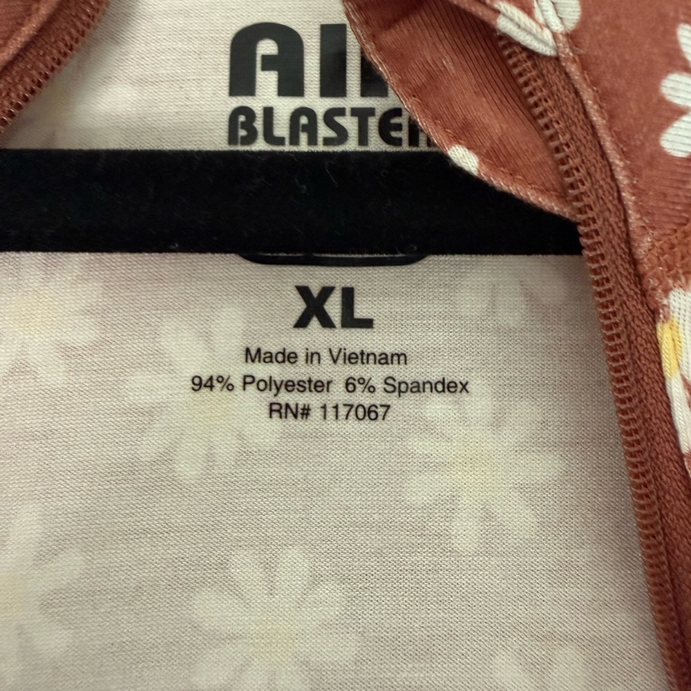 Airblaster Ninja Suit - Rust Daisy XL bodysuit - Picture 7 of 8